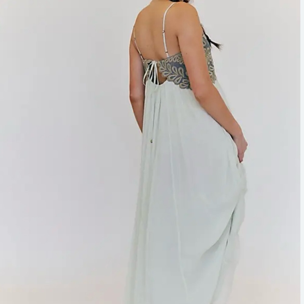 Free People Viral Emery Embroidered Maxi Dress - Picture 3 of 10